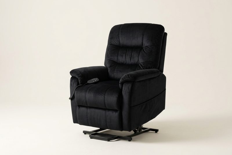 HOMCOM Massant Velours Noir (photo d’illustration)